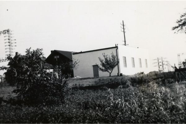 Construction of RJS on Waterloo Road 1949