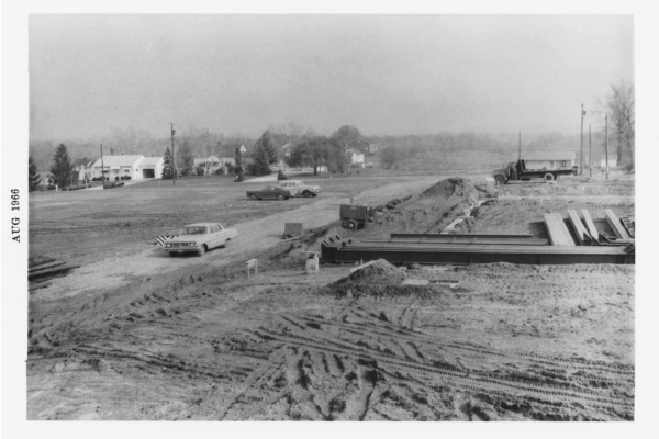 Construction of RJS in Green, Ohio July 1966