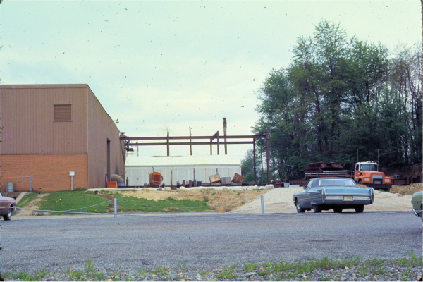 In 1976, about 10 years later, the first addition was built at the back of the main factory.