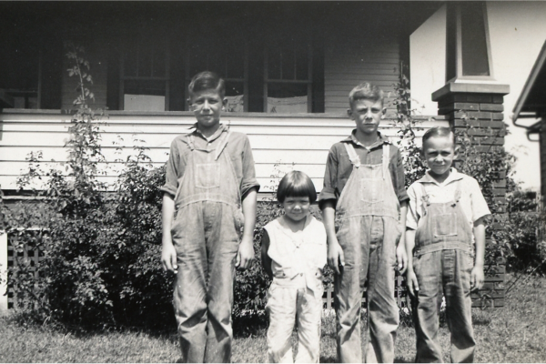 The founding brothers of RJS – Andy, Ray and Bill (and Barb) in 1938