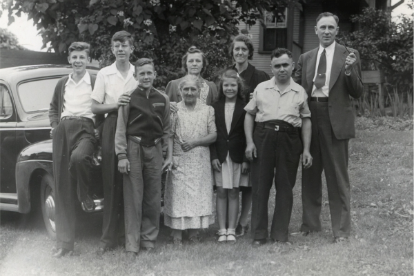 The Slezak Family visiting Latrobe Pa in 1940
