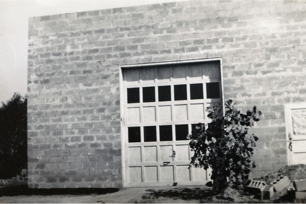 Back of the building on Waterloo Road 1949